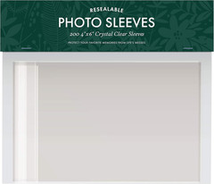 4X6 Photo Sleeves (200 Count) – Mother’S Day Crystal Clear Archival Plastic Slee