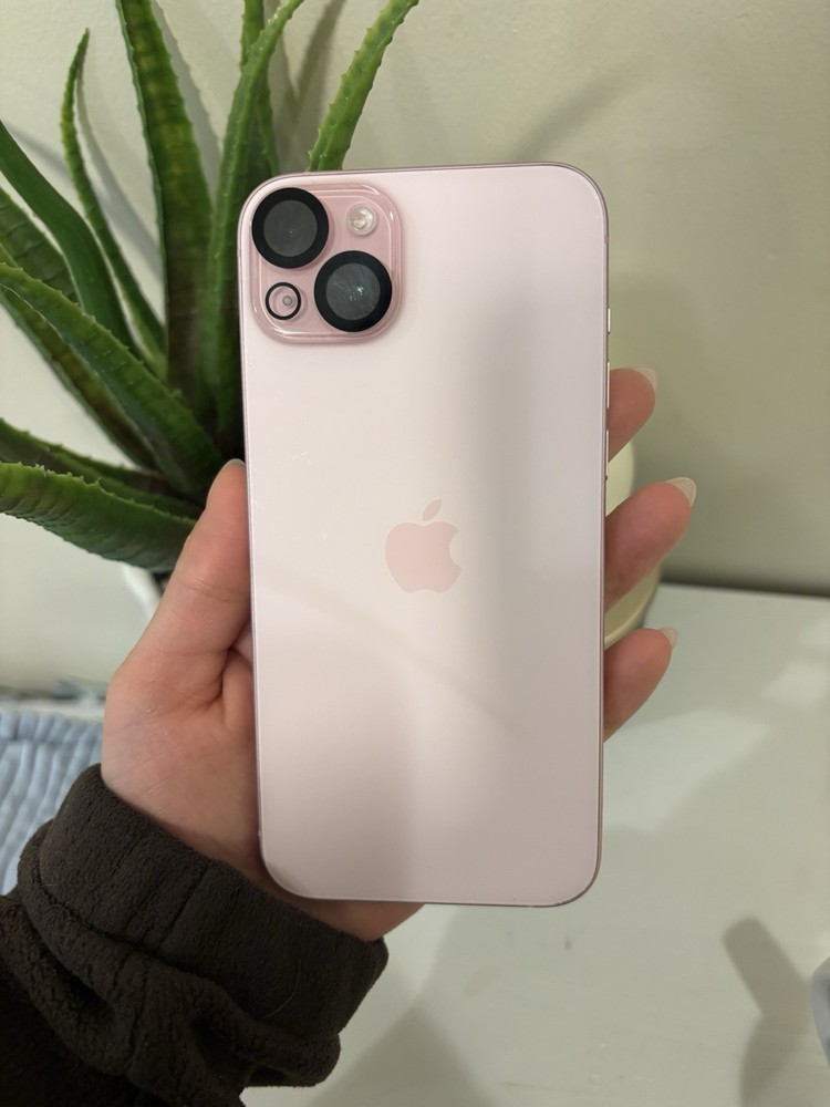Apple Pink Smartphone Dual Cameras Bar Style Sleek Design Mobile Phone