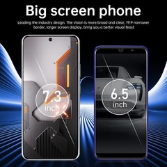 2024 New Android 13 Smartphone Unlocked 7.3″ 16GB+1TB 72+108MP 6800mAh Dual SIM