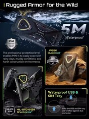 Cubot KingKong Mini 4 Rugged 16+128GB 4G NFC 4.7” IP68 4700mAh Android15 Phone