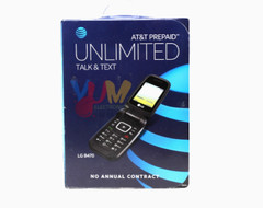 AT&T Prepaid Unlimited Flip Phone Talk & text LG B470