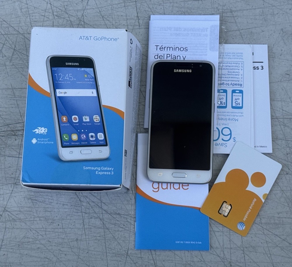 Samsung Galaxy SM-J120A Galaxy Express 3 UNKNOWN CONDITION FPOR