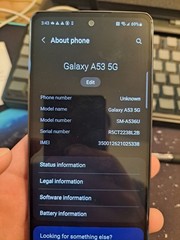 Samsung Galaxy A53 5G SM-A536U 128GB Awesome Black AT&T