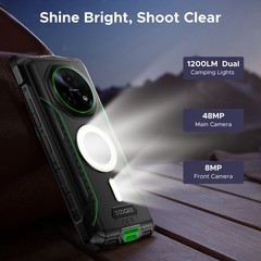 DOOGEE Fire5Ultra Rugged Phone 13000mAh Helio G81 Android 15 32GB+256GB 8Core US