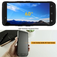 2D Barcode Scanner 4G LTE Rugged Phone Handheld PDA Android Outdoor NFC Global
