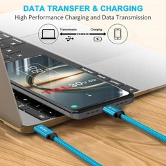 Fast Charger Block for TCL 50 LE/XE/XL, 40 T, 30 V 5G, 30 XL, 6Ft Cable