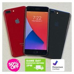 iPhone 8 Plus 64GB Unlocked – Red, Gold, Space Gray – Verizon, AT&T, T-Mobile