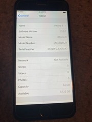 Apple iPhone 6 – 64 GB – Space Gray (AT&T)- 2 Lines In Pixels