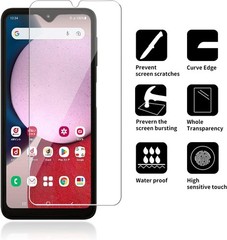 4PCS Glass Screen Protector for Samsung Galaxy A23 5G 9H Hardness Case Friendly
