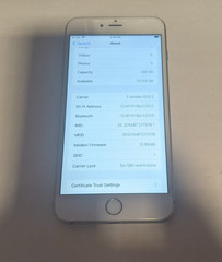 Apple iPhone 6S Plus 128GB(A1634) Silver (AT&T Unlocked) Read Below