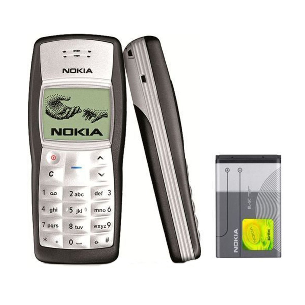 Nokia 1100 Classic Unlocked 2G GSM 900/1800MHz cellphone +1 Year WARRANTY