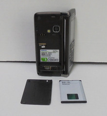 Nokia E90 Slide Cell Phone 3G Bluetooth GPS NoteBook Camera Battery Untested