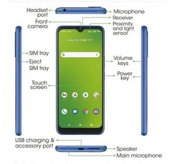 Cricket Dream 5G EC211001 64GB 4GB Blue Unlocked – New