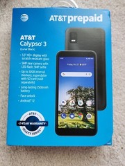 AT&T Prepaid Calypso 3 (32GB) Smartphone – Black Used MINT