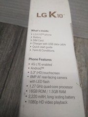 NEW LG T-MOBILE K10 – 16GB – Gold – CELL-PHONE (READ)