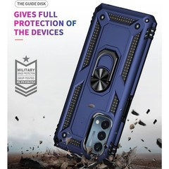 Oneplus Nord N200 5G Case: Military Grade 16ft Drop Tested Shockproof Cover, Blu