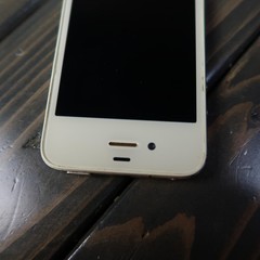 Apple IPhone 4 A1332 White Smartphone For Parts Or Repair Cracked Back Glass