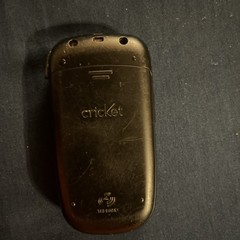 Cricket CAPTR Cal-Comp A200 – Black (CDMA) Flip Phone NEEDS REPLACEMENT BATTERY!