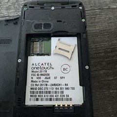 Alcatel Go Flip 3 – 4 GB – Black UNTESTED/NO BATTERY -Broken, for parts ONLY-