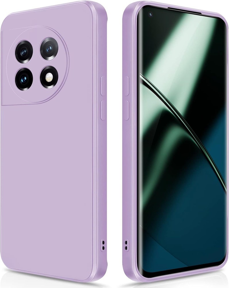 Silicone Case Compatible with OnePlus 11, Shockproof Cover with Camera Protectio
