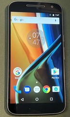 Motorola Moto G4, XT1625, Unlocked, Black, 16GB, Tested, Android, 4G-LTE, Mint