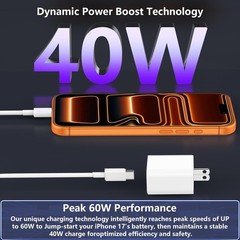 2 Pack 20W USB-C Fast Charger Block for iPhone 17/16 6ft Cable