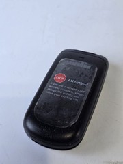 Samsung SGH-A107 – Silver and Black ( AT&T ) Cellular Flip Phone