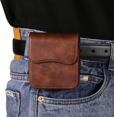 Leather Belt Clip Holster with Card Holder for Samsung Galaxy Z Flip 7 6 5 4 3