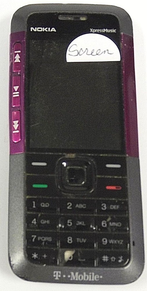 Nokia XpressMusic 5310 / 5310b – Purple and Gray ( T-Mobile ) Rare Cell Phone