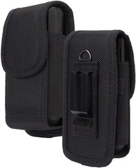 Flip Phone Case with Belt Loop Clip Closure for Alcatel Go, MyFlip, TCL Flip 4/3