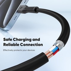 USB C to USB C Cable 2ft 2 Pack, Short 60W Fast Charging & 480Mbps Data Transfer