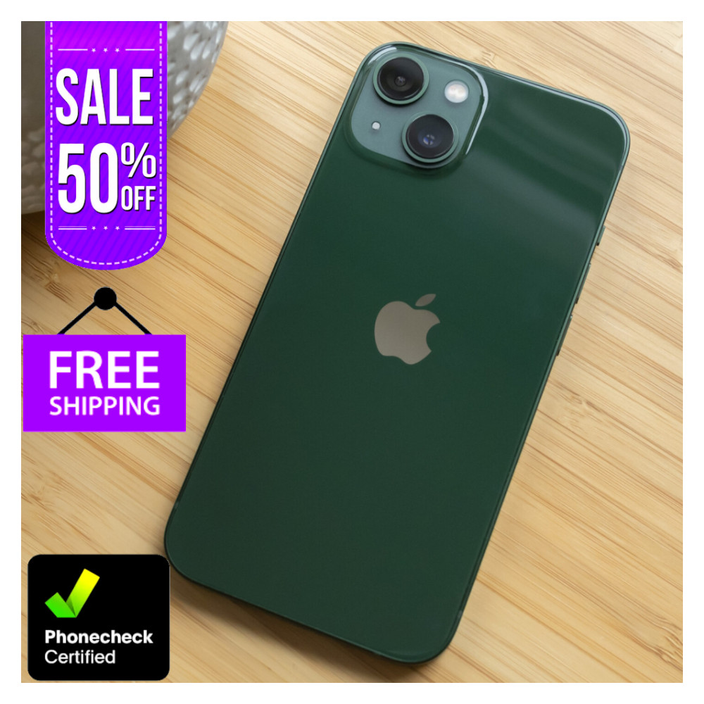 Apple iPhone 13 5G 128GB 256GB Midnight Black Pink Green Red Unlocked T-Mobile