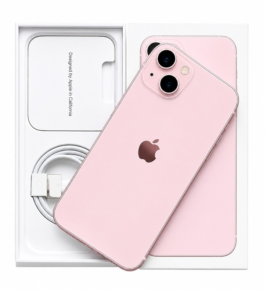 Apple iPhone 13 128GB (Fully Unlocked) with Box – Pink – Excellent Condition