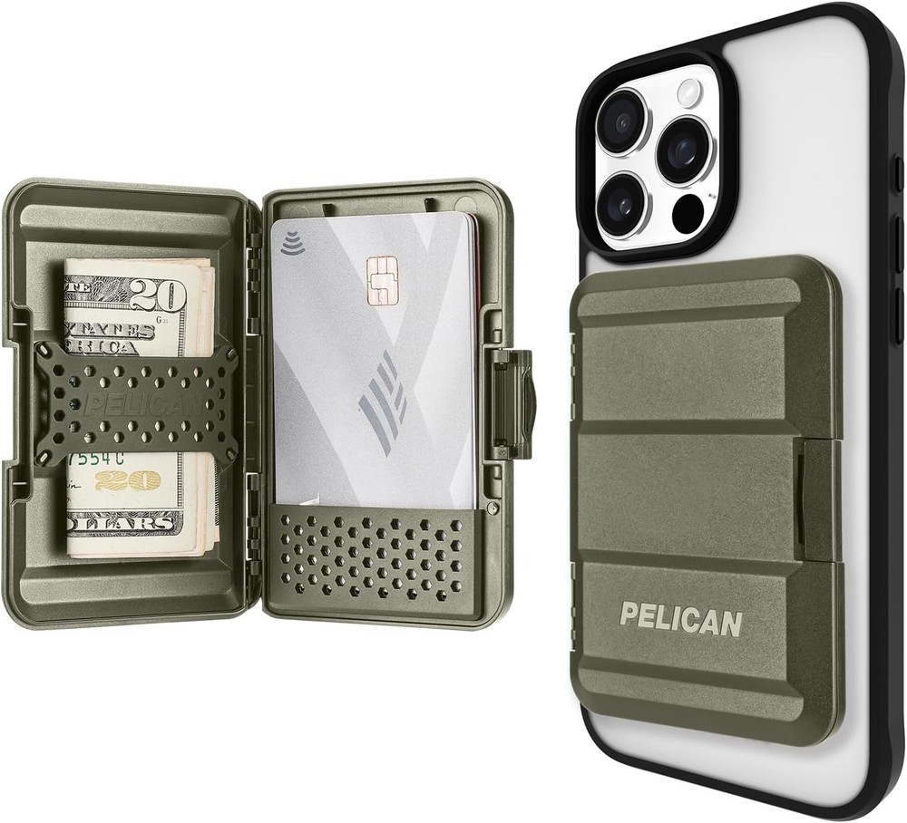 Pelican Wallet for iPhone – Heavy Duty MIL-STD Snap-On Phone Magnetic Wallet and