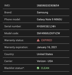 Samsung Galaxy Note9 512GB Midnight Black (Verizon) SM-N960U