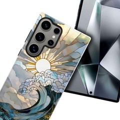 2PCS Case & Cover for Samsung Galaxy S24 Ultra Drop Resistant Glossy Dual-Layer