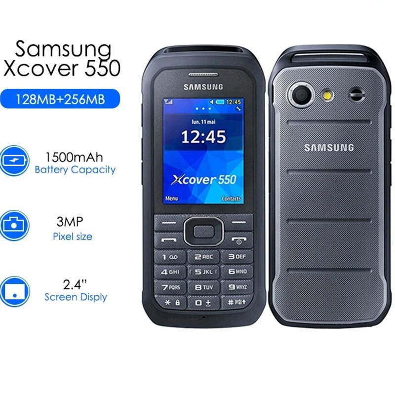 Original Samsung Xcover 550 SM-B550H Mp3 Unlocked 3G HSDPA Outdoor Mobile Phone