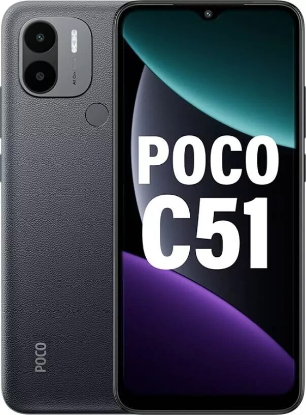 POCO C51 (RAM 4GB, 64GB) 6.52″ 8MP Camera Dual SIM Helio G36 Processor 5000mAh