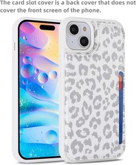 iPhone 15 Plus Wallet Phone Case with Card Holder for Women Men, RFID Blocking