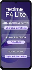 realme P4 Lite 4G Factory Unlocked Ultra-Slim 6300mAh Smartphone 64GB ROM Black