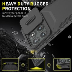 Motorola Moto Edge 2025 Case with HD Screen Protector & Slide Camera Cover