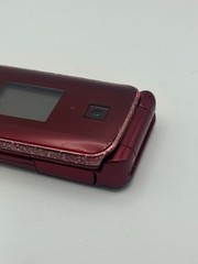 Docomo F-10A RED Fujitsu Foma Japanese Flip Phone Garakei Keitai Mobile Phone