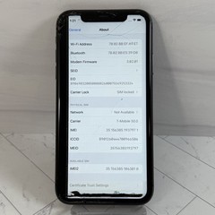 Apple iPhone 11 64GB Black A2111 T-Mobile Cracked Screen LCD and Back #H284
