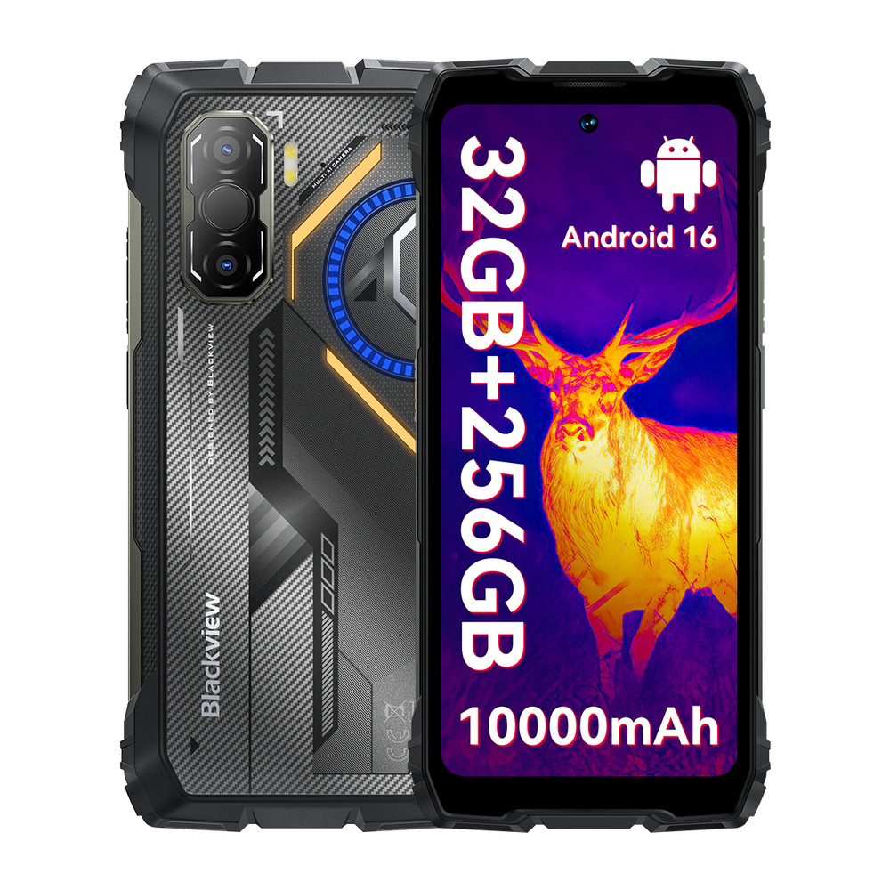 Blackview ROCK 3 AI Rugged Smartphone 32GB+256GB 6.78″ Thermal Imaging NFC 108MP