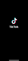 Apple iPhone 13 Mini – 128GB – Blue MLK43KG/A With TikTok app on it