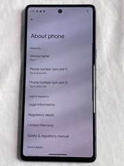 Google Pixel 7 Black 128 GB Factory Unlocked CDMA + GSM 9/10