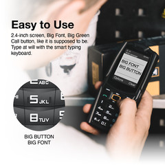 AGM M6 Rugged Feature Phone Large Button Large Font Basic Seniors Phone No WiFi