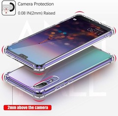 Case for iPhone 14, Blue Butterfly Flowers Rose Drop Protection Shockproof TPU C