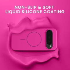 Magnetic Silicone Case for Google Pixel 10 / Pixel 10 Pro – Shockproof, Anti-Sli