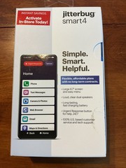Lively Jitterbug Smart 4 Smartphone for Seniors – Black